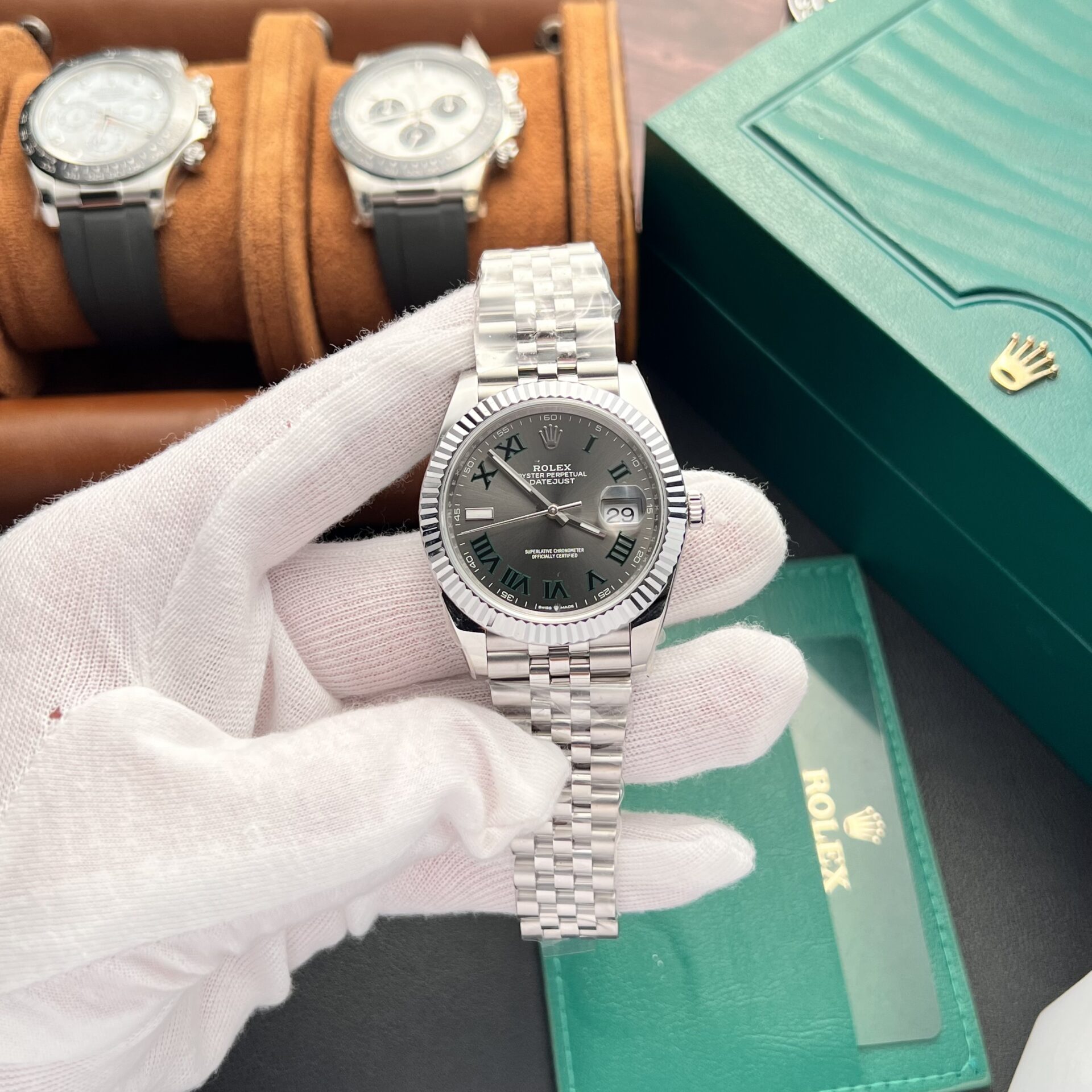 Rolex Datejust 126334 Rep 11 Mặt Số Wimbledon Nhà Máy Clean 41mm (2) Rolex Datejust 126334 Rep 11 Mặt Số Wimbledon Nhà Máy Clean 41mm (3)