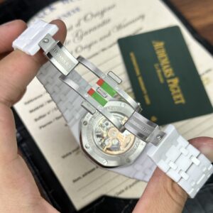 Audemars Piguet Royal Oak 26579CB Gốm Trắng Replica 11 42mm (1)
