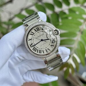 Cartier Ballon Replica 11 Độ Kim Cương Moissanite 42mm (1)