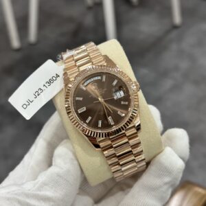 Đồng Hồ Rolex Day-Date 228235 Bọc Mặt Chocolate GM V3 152gram 40mm (4)