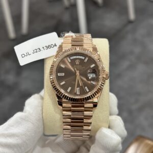Đồng Hồ Rolex Day-Date 228235 Bọc Mặt Chocolate GM V3 152gram 40mm (4)