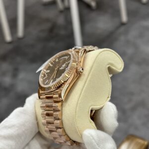 Đồng Hồ Rolex Day-Date 228235 Bọc Mặt Chocolate GM V3 152gram 40mm (4)