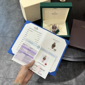 Đồng Hồ Rolex Day-Date 228235 Bọc Vàng Đính Moissanite GM V2 152gram 40mm (1)