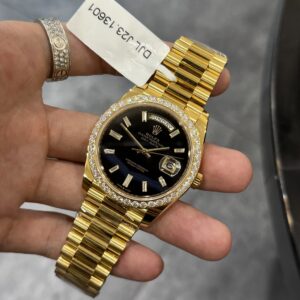 Đồng Hồ Rolex Day-Date 228238 Bọc Vàng Độ Moissanite GM V2 152gram 40mm (6)