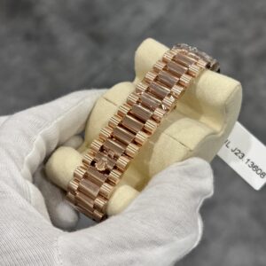 Đồng Hồ Rolex Day-Date 228238 Bọc Vàng Mặt Chocolate 154gram GM V2 40mm (1)