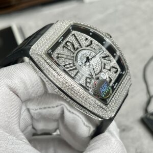 Franck Muller V45 Replica 11 Đính Full Đá ABF Factory 45mm (1)