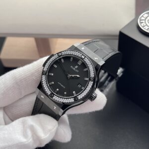 Hublot Classic Fusion Ceramic Đính Đá Replica Cao Cấp JJZ 42mm (2)