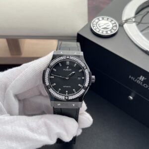 Hublot Classic Fusion Ceramic Đính Đá Replica Cao Cấp JJZ 42mm (2)