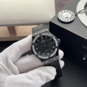 Hublot Classic Fusion Ceramic Đính Đá Replica Cao Cấp JJZ 42mm (2)