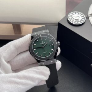 Hublot Classic Fusion Ceramic Mặt Xanh Lá Replica 11 JJZ 42mm (1)