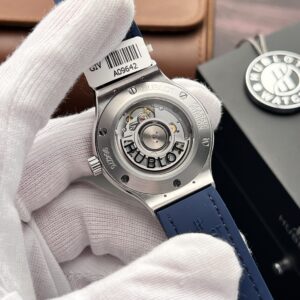 Hublot Classic Fusion Độ Kim Cương Moissanite Màu Xanh Than 38mm (1)