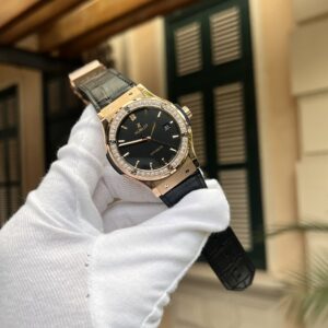 Hublot Classic Fusion King Gold Đính Đá Một Hàng Máy Cơ 42mm (1)