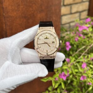 Hublot Classic Fusion King Gold Đính Full Đá Fake 11 Thụy Sỹ 42mm (1)