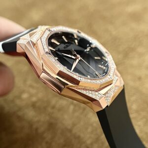 Hublot Orlinski King Gold Demi Độ Kim Cương Moissanite 40mm (4)