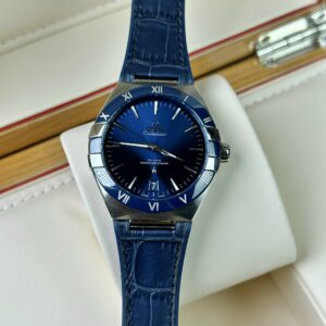Omega Constellation Replica Cao Cấp Màu Xanh Blue VSF 41mm (1)