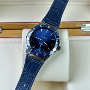 Omega Constellation Replica Cao Cấp Màu Xanh Blue VSF 41mm (1)