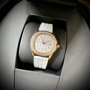 Patek Philippe Aquanaut 5072R Màu Trắng Mặt Khảm Trai Replica PPF (7)