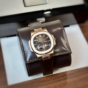 Patek Philippe Nautilus 5712 Dây Da Mặt Chocolate GR Factory 40mm (3)