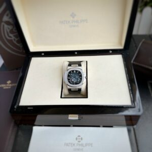 Patek Philippe Nautilus 5712 Dây Da Mặt Xanh Đen GR Factory 40mm (1)