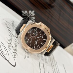 Patek Philippe Nautilus 5712 Demi Rose Gold Chocolate GRF 40mm (1)