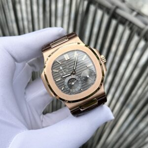 Patek Philippe Nautilus 5712 Rose Gold Fake 11 Nhà Máy GR 40mm (1)