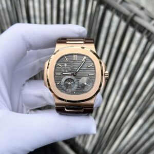 Patek Philippe Nautilus 5712 Rose Gold Fake 11 Nhà Máy GR 40mm (1)
