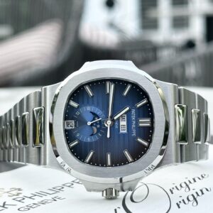 Patek Philippe Nautilus 5726 Replica 11 PPF Mặt Xanh 40 (1)