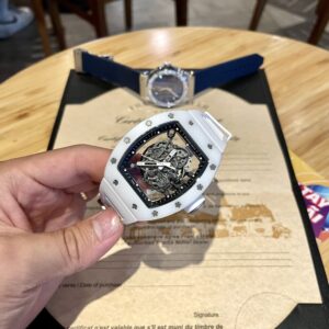 Richard Mille RM055 Super Fake Cao Cấp Màu Trắng 45mm (1)