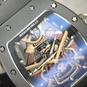 Richard Mille RM47 Replica Cao Cấp Màu Đen Dây Cao Su 42.7mm