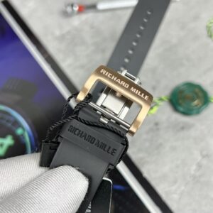 Richard Mille RM47 Replica Cao Cấp Màu Đen Dây Cao Su 42.7mm