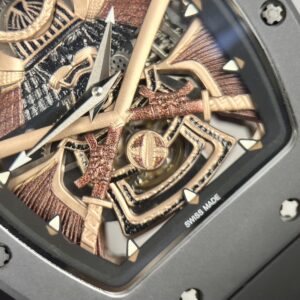Richard Mille RM47 Replica Cao Cấp Màu Đen Dây Cao Su 42.7mm