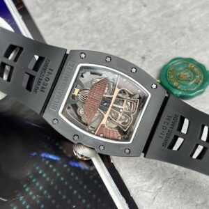 Richard Mille RM47 Replica Cao Cấp Màu Đen Dây Cao Su 42.7mm