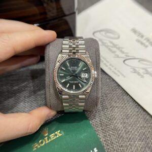Rolex DateJust 126234 Mặt Số Xanh Lá Nhà Máy VS Rep 11 36mm (1)