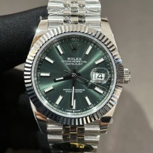 Rolex DateJust 126334 Green Dial Replica 11 Nhà Máy Clean 41mm (1)