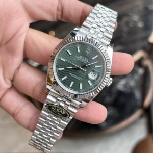 Rolex DateJust 126334 Mặt Số Nếp Gấp Màu Xanh Lá Cây Clean 41mm (1)