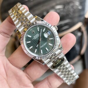 Rolex DateJust 126334 Mặt Số Nếp Gấp Màu Xanh Lá Cây Clean 41mm (1)