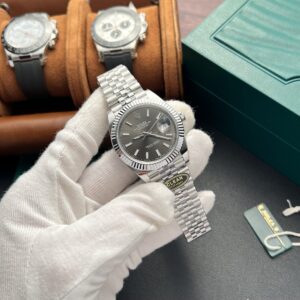 Rolex DateJust 126334 Mặt Xám Cọc Dạ Quang Clean Factory 41mm (2)
