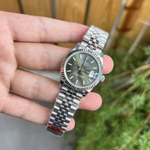 Rolex DateJust Nữ Mặt Xanh Lá Cây Super Fake 11 31mm (6)