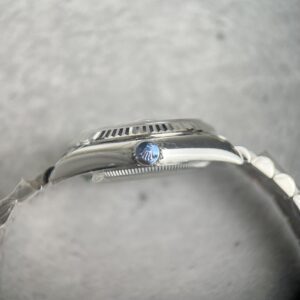 Rolex DateJut Nữ Mặt Số Hồng Dây Thép Trắng EW 31mm (2)