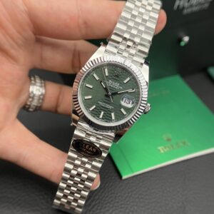 Rolex Datejust 126234 Mặt Nếp Gấp Màu Xanh Lá Cây VSF 36mm (6)