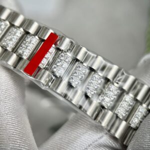 Rolex Day-Date Fake Cao Cấp Mặt Xanh Dương Đính Đá 40mm (3)