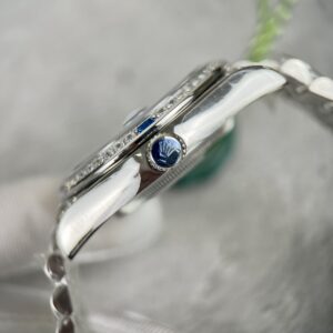 Rolex Day-Date Fake Cao Cấp Mặt Xanh Dương Đính Đá 40mm (3)