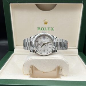 Rolex Day-Date Mặt Thiên Thạch Viền Khía Super Fake 11 40mm (4)