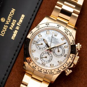 Rolex Daytona 116508 Replica 11 Độ Mặt Khảm Trai Trắng Clean Factory 40mm (5)