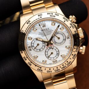 Rolex Daytona 116508 Replica 11 Độ Mặt Khảm Trai Trắng Clean Factory 40mm (5)