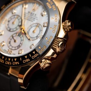 Rolex Daytona 116518 Mặt Khảm Trai Trắng Rep 11 Clean Factory 40mm (7)