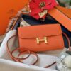 Túi Cầm Tay Hermes Siêu Cấp Mini Màu Da Cam 22cm (1)