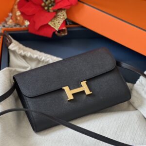 Túi Cầm Tay Hermes Siêu Cấp Mini Màu Đen 22cm (1)