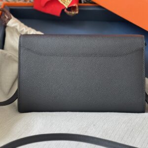 Túi Cầm Tay Hermes Siêu Cấp Mini Màu Đen 22cm (1)