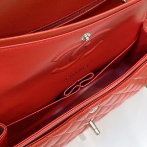 Túi Chanel Classic Flap Bag Đeo Chéo Màu Đỏ Siêu Cấp 25cm (2)